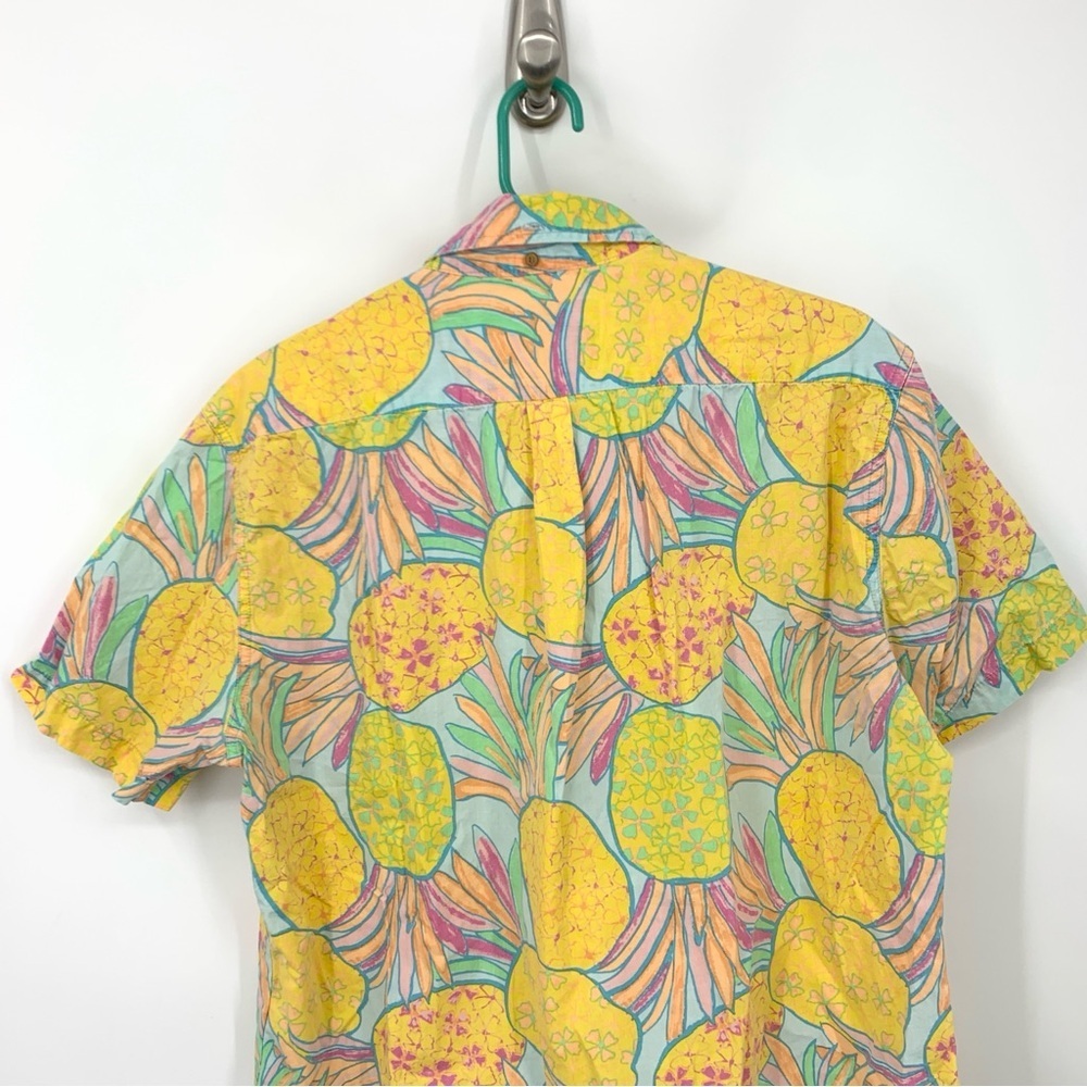 Chubbies Multicolor Pineapple Print Button Down S… - image 5